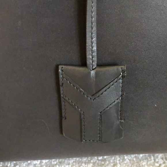YSL Charcoal Leather Handbag authentic - Picture 3 of 13